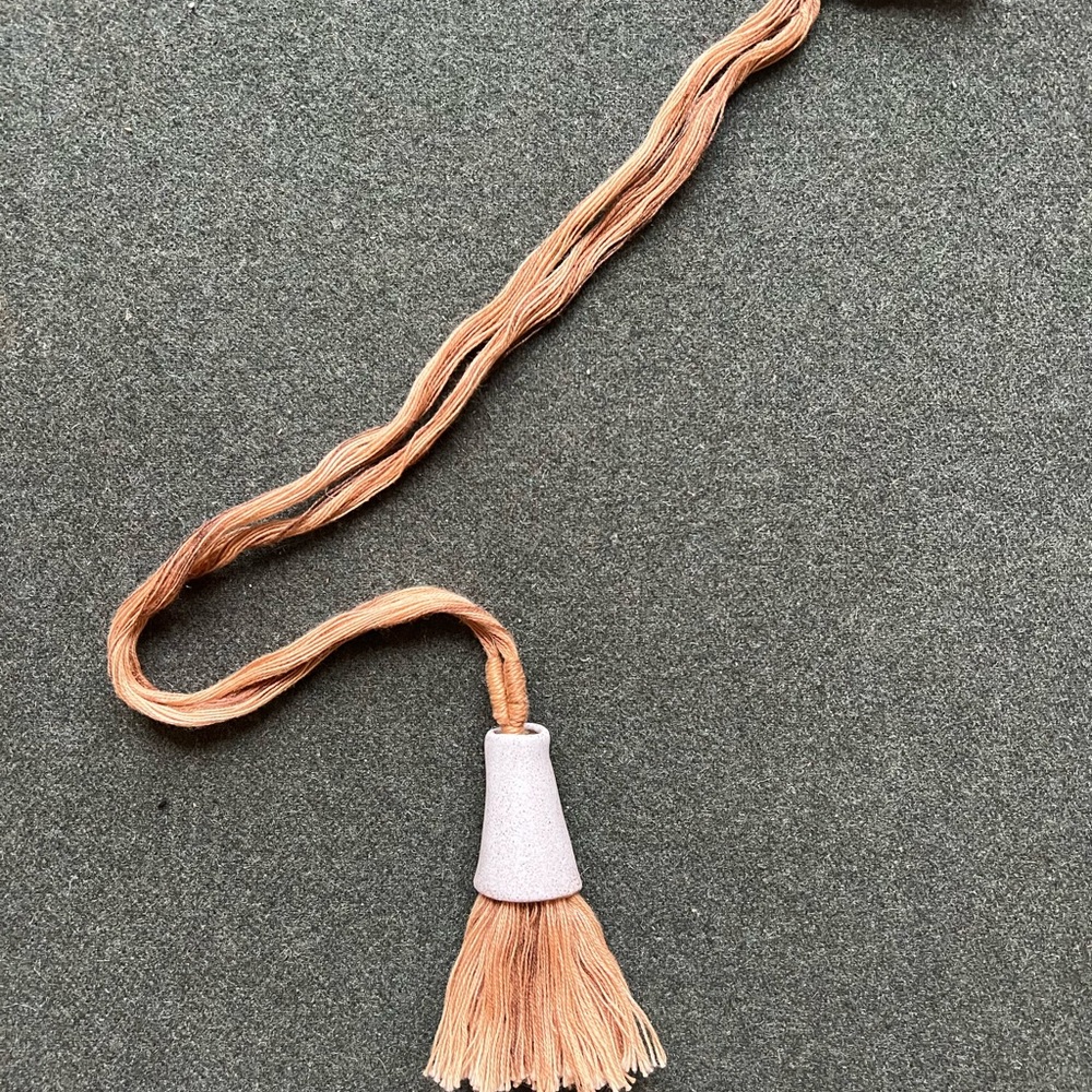 Gamma Folk Natural dyed Ceramic Necklace